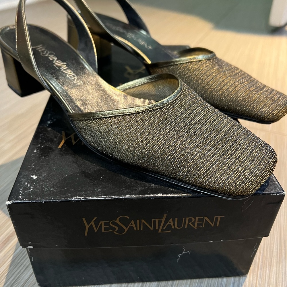 YSL slingback